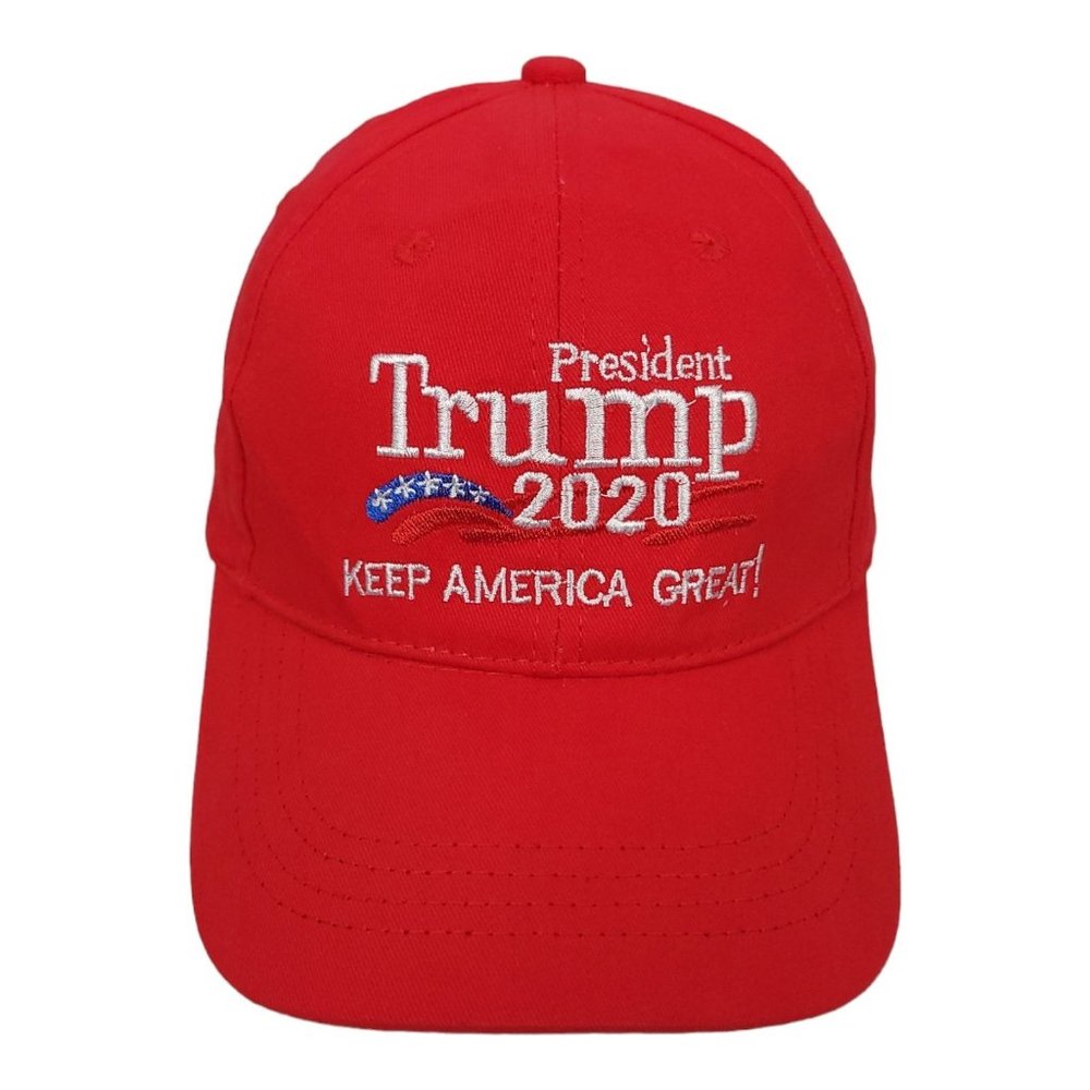 President Trump 2020 Keep America Great Red Strapback Cap Trucker Golf Hat
